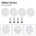 thumbnail image 5 of 4x Mirror Wall Clips Fixing Kit Frameless Clips Glass Bracket Mounting Hanging, 5 of 5