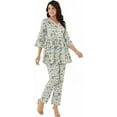 thumbnail image 4 of VIHAAN IMPEX Women's Ethnic Co-Ord Set-Crop Top & Palazzo Pants, 4 of 5