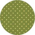 thumbnail image 1 of Ahgly Company Machine Washable Indoor Round Transitional Pistachio Green Area Rugs, 7' Round, 1 of 7