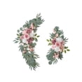 thumbnail image 2 of 2 piezas de flores de arco de boda, decoración de pasillo de boda, guirnalda de arreglo floral, guirnalda de flores artificiales para de, 2 of 8