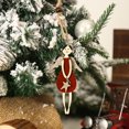 thumbnail image 1 of Colgante de madera de Navidad, colgante de niña de Ángel de peluche pintado hueco, decoración de árbol de Navidad, adornos DIY Wmkox8yii fhajkh5913, 1 of 3