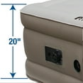 thumbnail image 3 of Queen Fabric Xtreme 20" with Built-in Electric Air Pump. Premium Fabric Indoor Air Mattress, 3 of 5