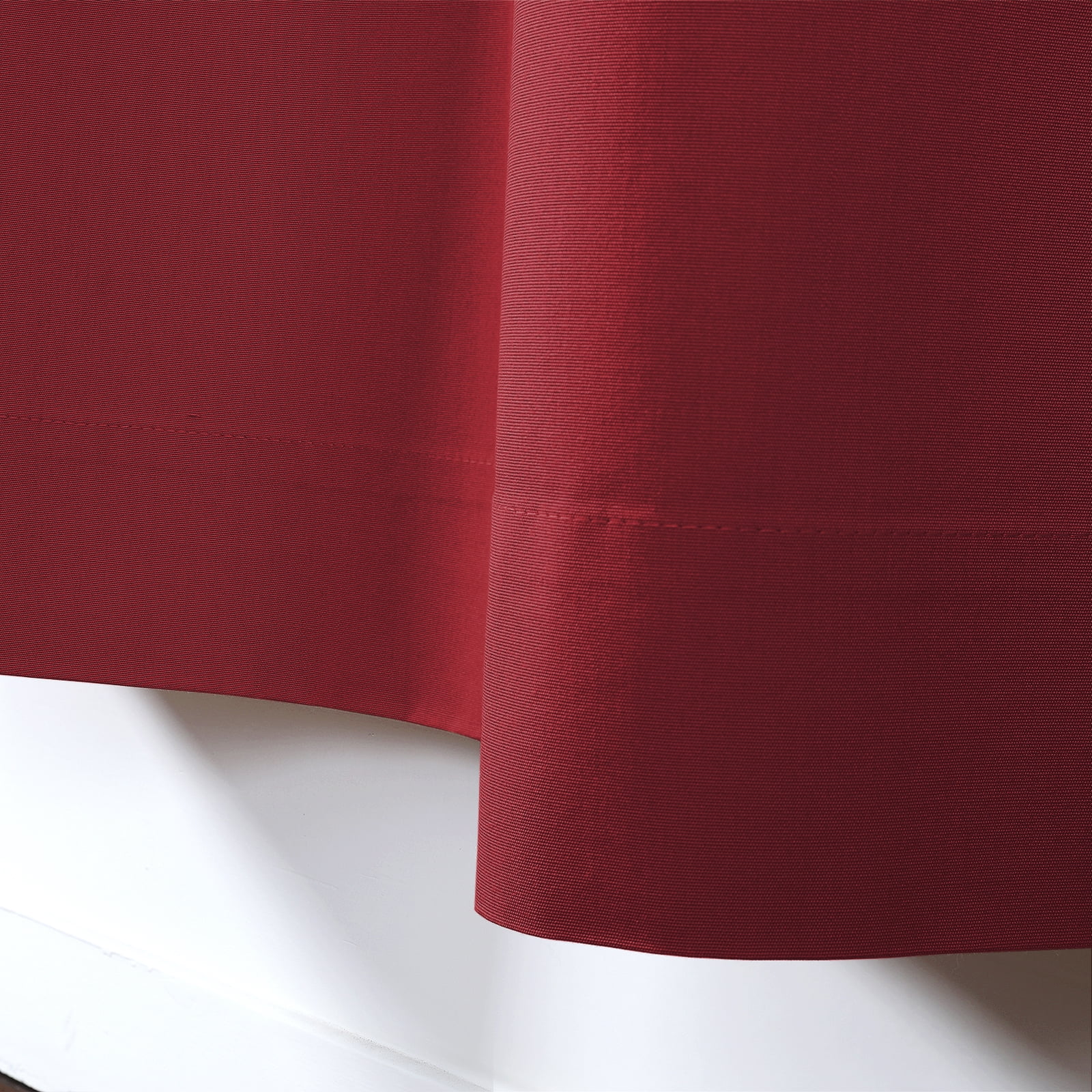 TWOPAGES Outdoor 26 W X 96 Inch Drape Waterproof Windproof Curtain for Patio, 1 Panel, Red