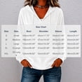 thumbnail image 4 of Aboser Womens Retro Velour Hoodies Dressy Casual Long Sleeve Pullover Tops Comfy Soft Velvet Sweatshirt Fall V Neck Hoodie with Pocket, 4 of 6