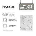 thumbnail image 6 of Regency Heights Full Size Cotton Flannel Sheet Set, 4-Piece Flannel Bed Sheets Full, 100% Cotton Bed Sheets Set with Deep Pocket, Gray Skiers, 6 of 6