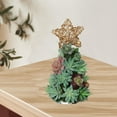thumbnail image 3 of Árbol de Navidad de PVC epoxi con estrellas para escritorio G, 3 of 7
