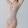 thumbnail image 2 of Gvdentm Women's Shaping Mid-Thigh Bodysuit Tummy Control Shapewear Seamless Sculpting Body Shaper Shapewear for Women(Beige,S), 2 of 6