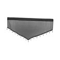 thumbnail image 1 of Cortinas con cenefa, decoración de fondos, accesorios prácticos para el diseño de escenas, universales para Negro, 1 of 9
