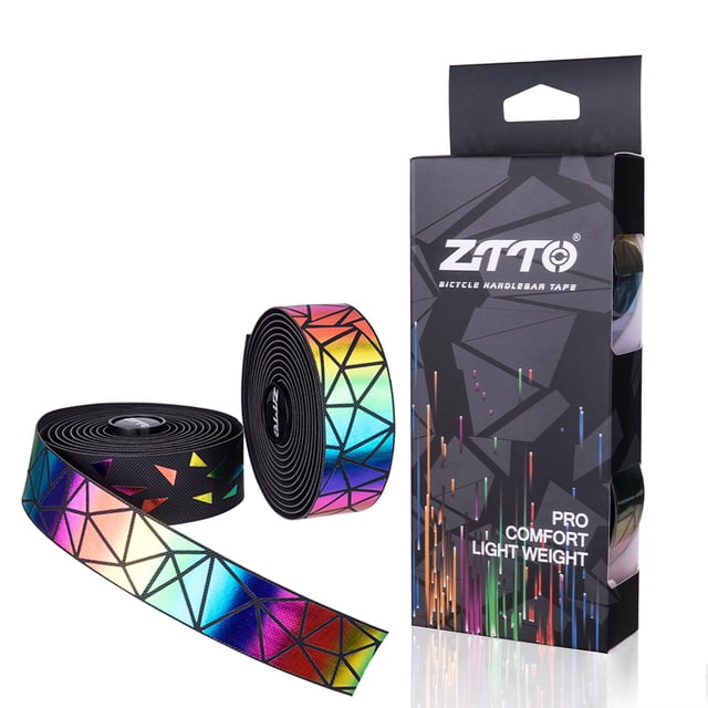 Cintas de barra de bicicleta de carretera ZTTO Colorido Impermeable Carrera Ciclismo Alta dureza Abs ZTTO Cintas para barra de bicicleta