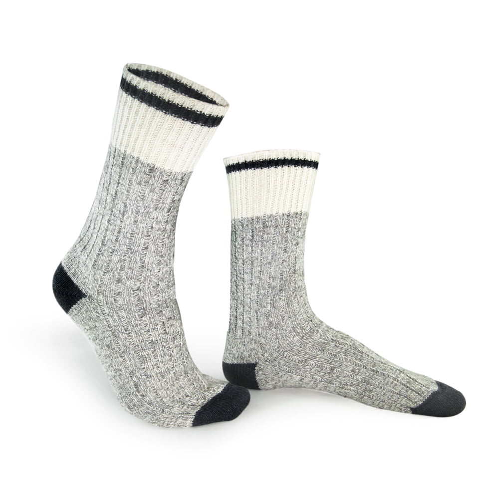 DURAY The Original Gray Work Socks in Wool  3 PACK 