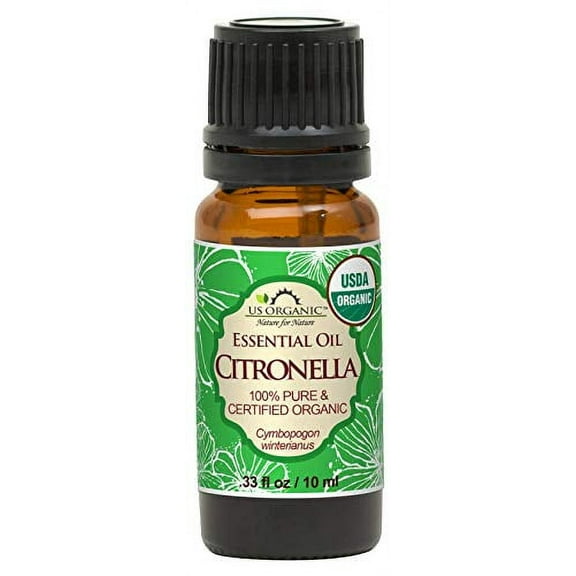 100% pure certified usda organic - citronella essential oil