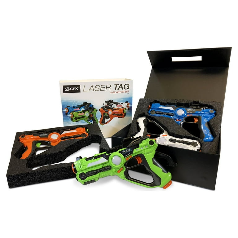GPX Laser Tag Blasters, 4 Blaster Set - Walmart.com