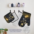 thumbnail image 5 of Butterflies Fly From Bottle 5 Pcs Kitchen Set Heat Resistant Oven Mitts and Non-Slip Pot Holders with Adjustable Cooking Apron, 5 of 6
