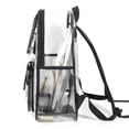 thumbnail image 5 of TRANSLINK Clear School Backpack Heavy Duty PVC Transparent Material and Ruggedly Reinforced Shoulder Straps, 5 of 9