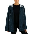 thumbnail image 3 of Yuwegr Rain Jacket for Women Waterproof Coat with Hood Windproof Windbreaker Outdoor Hiking Jacket, 3 of 8