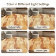 thumbnail image 7 of ODIKA 6'x9' Washable Area Rug Geometric Sweeping Muted Palette Asymmetrical Contemporary Assorted for Queen Size Bedroom, Under Bed, Master Suite, Easy Care, Non-Shedding, 7 of 7