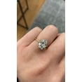 thumbnail image 2 of Bay - Moissanite Oval Cut Lab Diamond Solitaire Engagement Ring, 2 of 13