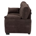 thumbnail image 3 of Sala 3-2 TRINITY Monza 2 Piezas (Sofá, Love Seat) Chocolate Para Sala, 3 of 8