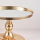 thumbnail image 5 of 2x8 '' Pastel de tarta de tarta de Hierro de Hierro Pedido de Pedestal Pedido de Pedido Decoración de Dorado Colco Pastel de postre de pastel redondo, 5 of 8
