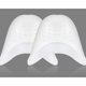thumbnail image 4 of 2 paires de protège-orteils (blancs), protège-orteils professionnels en silicone, coussinets avant-pied ballerine, 4 of 5