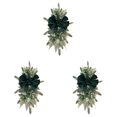 thumbnail image 2 of Guirnalda Decorativa Ambiente para El Navideña (sin Luz) Color Verde 3 Uds., 2 of 5