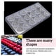 thumbnail image 5 of Yuarrent Molde de chocolate Jooan, molde de decoración de postres de plástico transparente para hornear dulces de galletas y cupcakes Herramientas y accesorios para hornear No.07 Yuarrent HA003626-07, 5 of 6