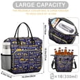 thumbnail image 5 of Large Insulated Lunch Tote Bag with Cartoon Car Design - Leakproof Cooler Bag for Office, Outdoor & Travel, Multi-Pocket Thermal Tote for Men & Women, 5 of 5