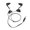 Noir, variante sur Lecteur de Musique MP3 Étanche IPX8 pour Natation sous-Marine Sport avec Oreille Blanc