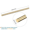 thumbnail image 2 of Unique Bargains 6mm Diameter 400mm Length Brass Solid Round Rod for DIY Craft 1 packs, 2 of 4