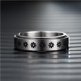 thumbnail image 3 of Anillos giratorios de 5 uds., anillos de ansiedad resistentes al desgaste, a prueba de herrumbre, anillo portátil para aliviar el estrés, banda Ropa, zapatos y accesorios Miscelánea Tipo 6, 3 of 6