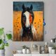 thumbnail image 4 of Qisvanset 12x16 Inch Southwestern Mustang Horse Canvas Wall Art, Tribal Boho Western Rustic Equestrian Home Decor, 4 of 8