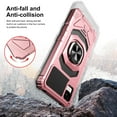 thumbnail image 5 of Dream Wireless  TCL Ion Z-A3-A30 Case Ring Car Mount Kickstand with Hybrid Hard PC Soft TPU Shockproof Protective Case - Red, 5 of 7