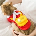 thumbnail image 5 of Warm Plush Sweater Coat Bow Tie Spring Autumn Winter Pet Costumes Pet Supplies For Small Dogs Cat Dog Clothing RED S RED TOMATO EGGS, 5 of 8