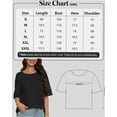 thumbnail image 3 of Women's Short Sleeve Crew Neck T-Shirt - Relaxed Fit, Soft Casual Tee, 3 of 6