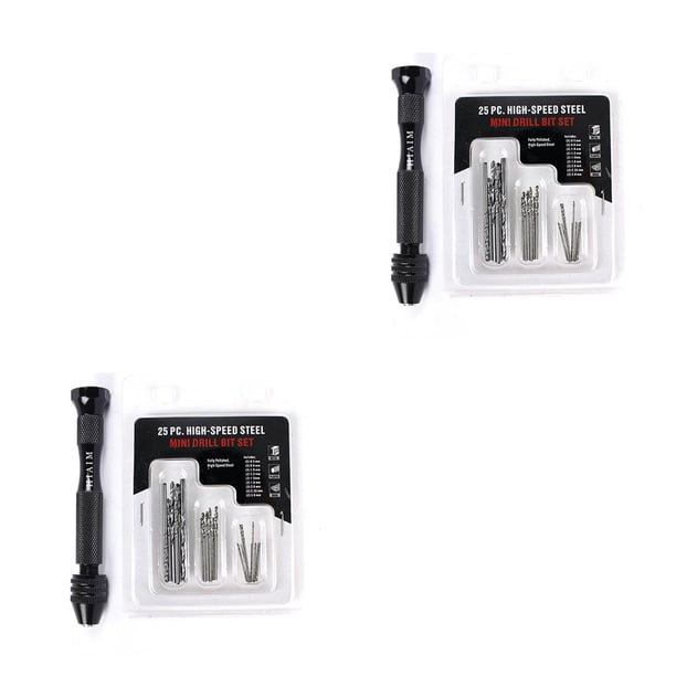 Kit de herramientas manuales Riwesomey Microbrocas helicoidales Perforación de carpintería Type5 NO5
