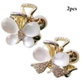 thumbnail image 2 of Hair Clamp Clip Fashion: 2PCS Fake Opal Small Hair Catch Barrette Hair Accessory, 2 of 10
