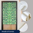 thumbnail image 3 of XMXT Japanese Noren Doorway Room Divider Curtain,Green Snakeskin Print Restaurant Closet Door Entrance Kitchen Curtains, 34 x 56 inches, 3 of 9