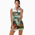 thumbnail image 2 of Spring Flower Truck Can Sports Dresses Women Tennis Dress with Separate Shorts One-Piece Slim Fit Golf Dress, 2 of 4