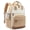 Beige-off-white-earthy Yellow, variant on Laptop Backpack for Women with Giant Tumbler Holder Pocket,17.3 inch College Book Bag Nurse Teacher Backpack,Waterproof Work Travel Backpack Purse Laptop Computer Bag