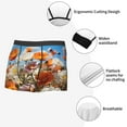 thumbnail image 3 of Fuzoiu Vibrant Field Of Blossoms Print Men's Ultra Breathable Underwear,No Riding Up Boxer Briefs with ComfortFlexible Waistband-X-Large, 3 of 5