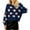 Dark Blue, variant on Women's Casual Fashion Loose Pullover Knitted Cardigan Christmas Printed Sweater for Fall and Winter, Festive Design, Perfect as Christmas Sweaters for Women and Christmas Gifts,Dark Blue,Size L