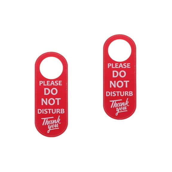Set of 2 Office Door Tag Sign Board Neon Open Signs over The Towel Rack Red