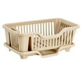 thumbnail image 1 of Dish Drying Rack Kitchen Storage Rack Tools for Kitchen Drainboard Utensils Countertop Cabinet Khaki, 1 of 9
