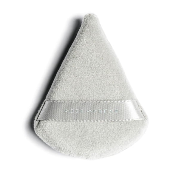 Puff fijador de belleza Rose and Ben | Aplicación de polvo y corrector debajo de los ojos impecable | Puff mezclador de maquillaje profesional - Juego de dos
