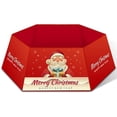 thumbnail image 2 of Ounissouiy Feliz árbol de Navidad Collar copos de nieve anillo de Navidad fiesta interior exterior suelo Festival decoración artesanía regalo nuevo Kits de decoración para fiestas uno, 2 of 6