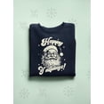 thumbnail image 3 of Happy Y'allidays Santa Holiday Women's Sweatshirt, 3 of 4