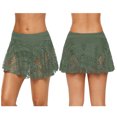 thumbnail image 4 of Eigraketly de natación de encaje de verano Sólido Transpirable Buena elasticidad Bragas triangulares incorporadas Traje de baño ligero en forma de Deportes acuáticos Verde militar SG Eigraketly OD020842-19B, 4 of 6