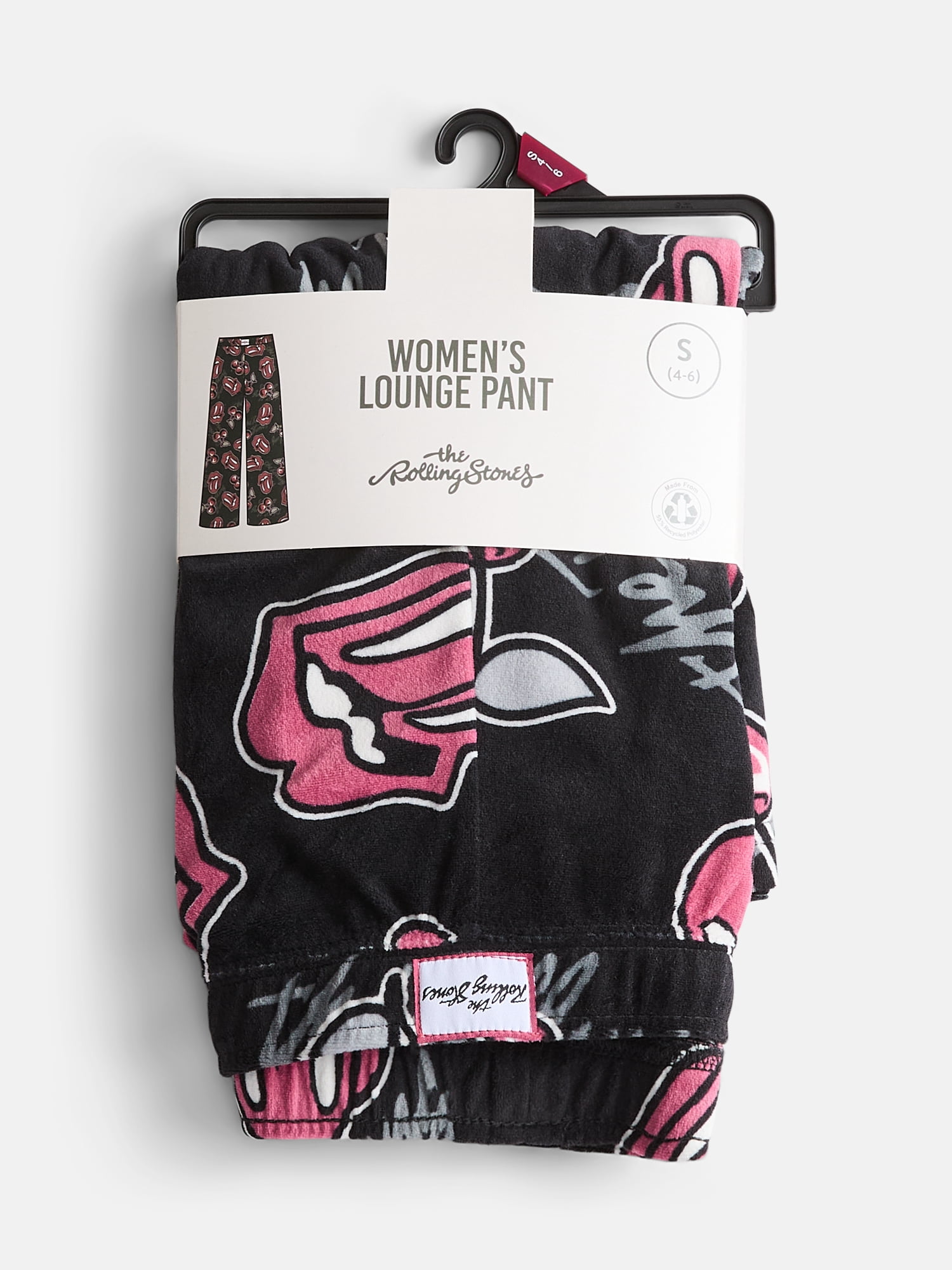 Rolling Stones Women’s Fleece Lounge Pants, Sizes XS-3XL