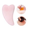 thumbnail image 3 of Rose Quartz Gua Sha Tool Pink FacialMassage Instrument for Skin Care and Wellness Routine, 3 of 7