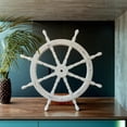 thumbnail image 5 of "Nagina International Nautical Home Decorative Painted Ship Wheels - Home   Decor", 5 of 7